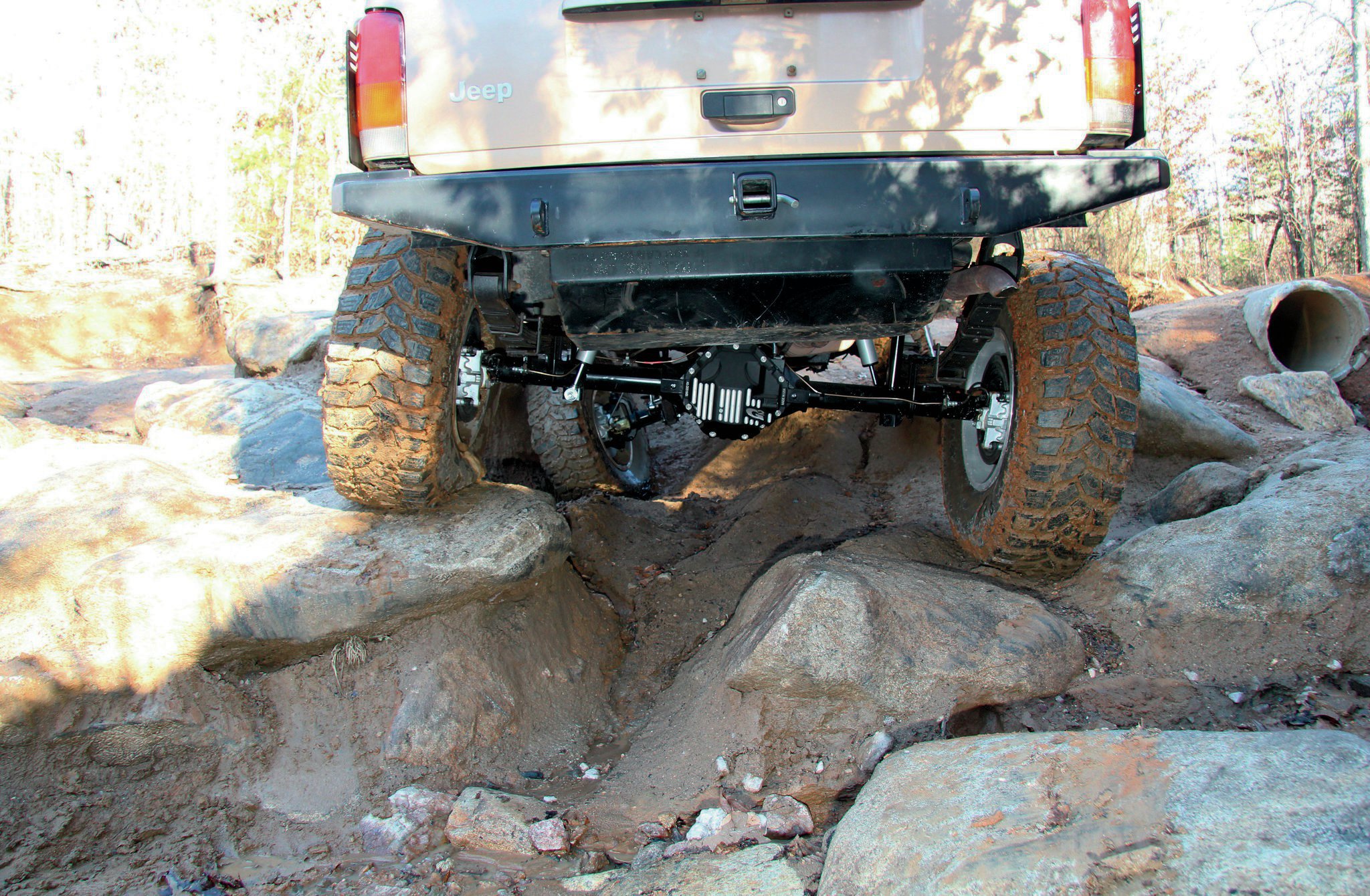 Our rear suspension was the biggest unknown. This was due to the bumpstops and relatively small amount of suspension up travel. At low speeds, it wasn’t a problem. However, when you picked up the pace, you immediately felt the impact of the short travel. We think upping the rear shock valving will be the best place to start to fine tune the suspension.