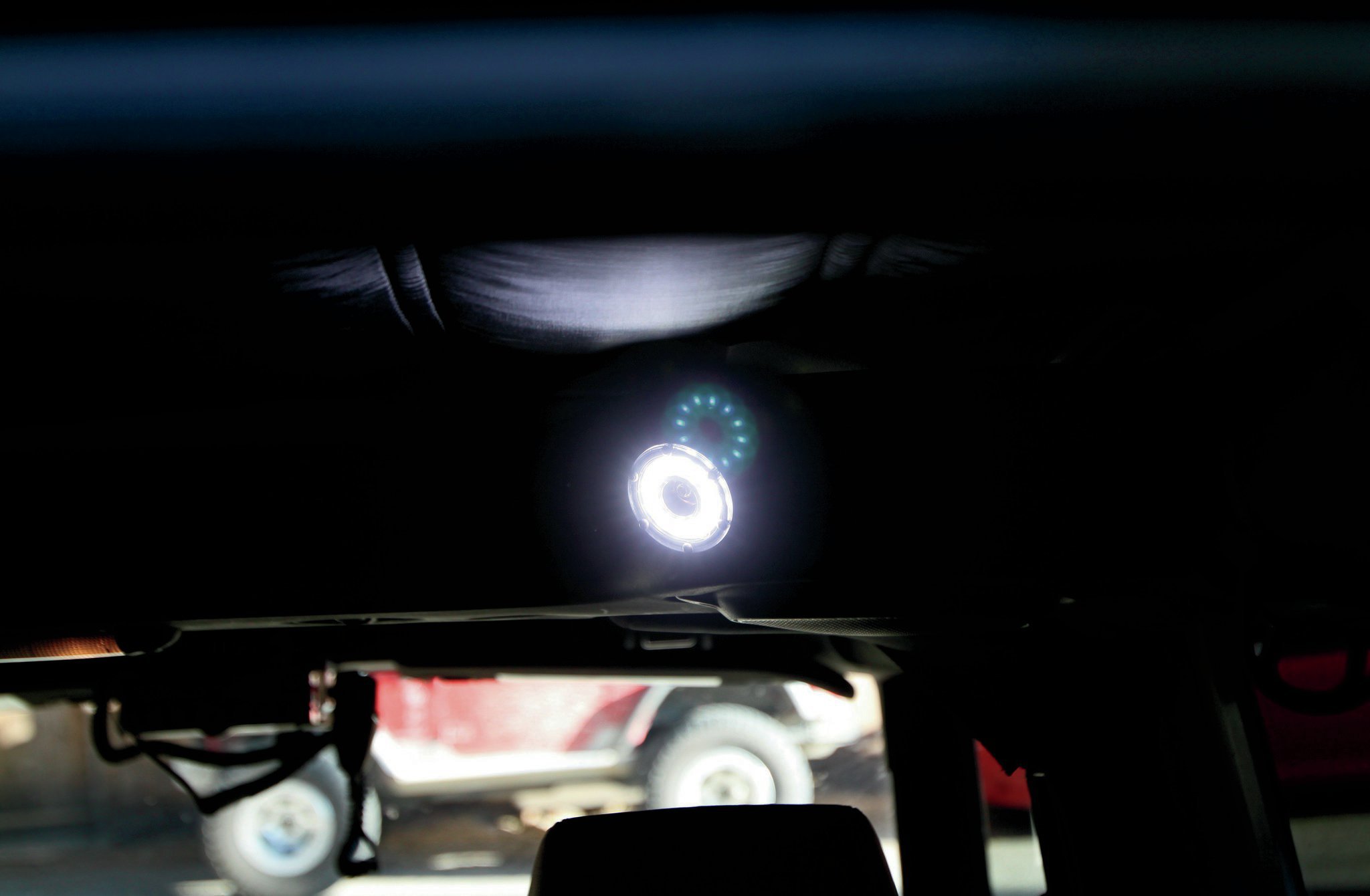 The only down side, if you could call it that, is that the dang things are too bright. You could almost use these things as headlights. But, at least he’s got turn signals on the Jeep and he’s legal again…sort of. These lights are so bright they should be illegal, but man, they look cool. These are PN 1352, but I have a bunch more fun stuff coming up.