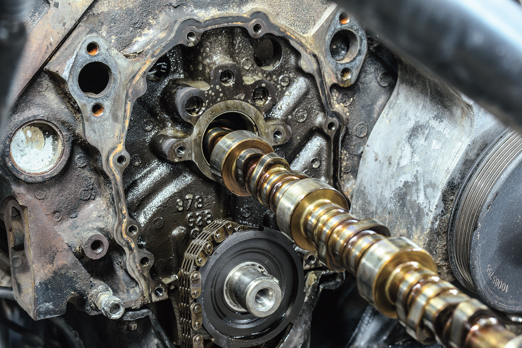 003 Chevy Vortec 5700 57 350 L31 V8 Swap Cam Engine Camshaft Removal