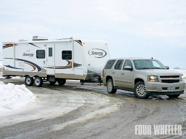 2009 Chevy Silverado Tahoe Hybrid Tow Test Four Wheeler Magazine Tow Test 2009 Chevy Silverado Tahoe Hybrid