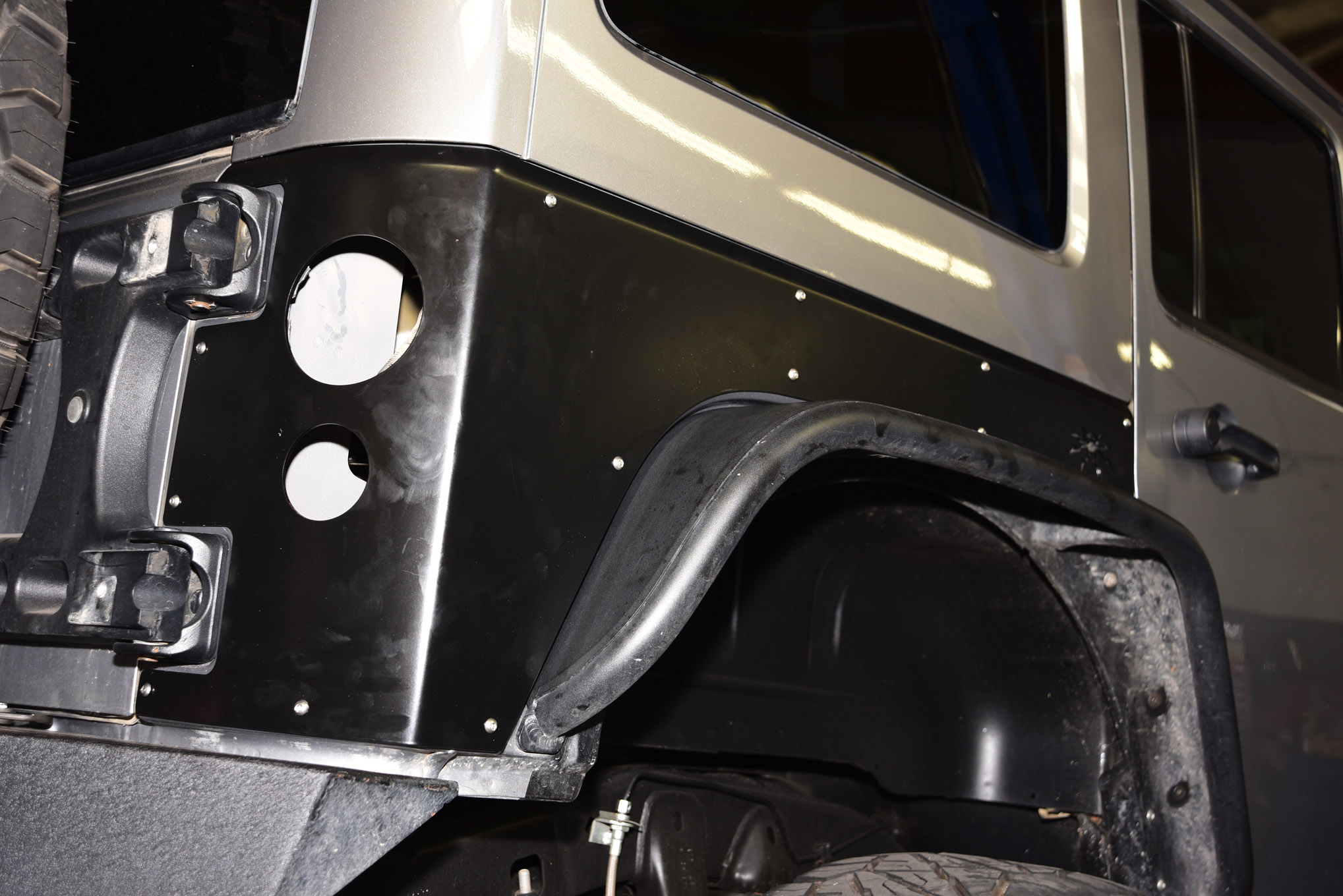 Armor Up Jeep Rear Corner Protection 024 Jeep Jku Jk Armor Poison Der Crusher Corners Installation
