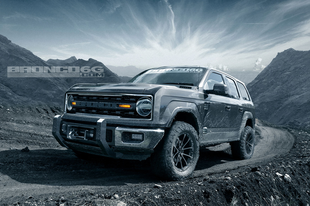 2020 Ford Bronco Four Door Front Quarter Low Grey Photo 227732936