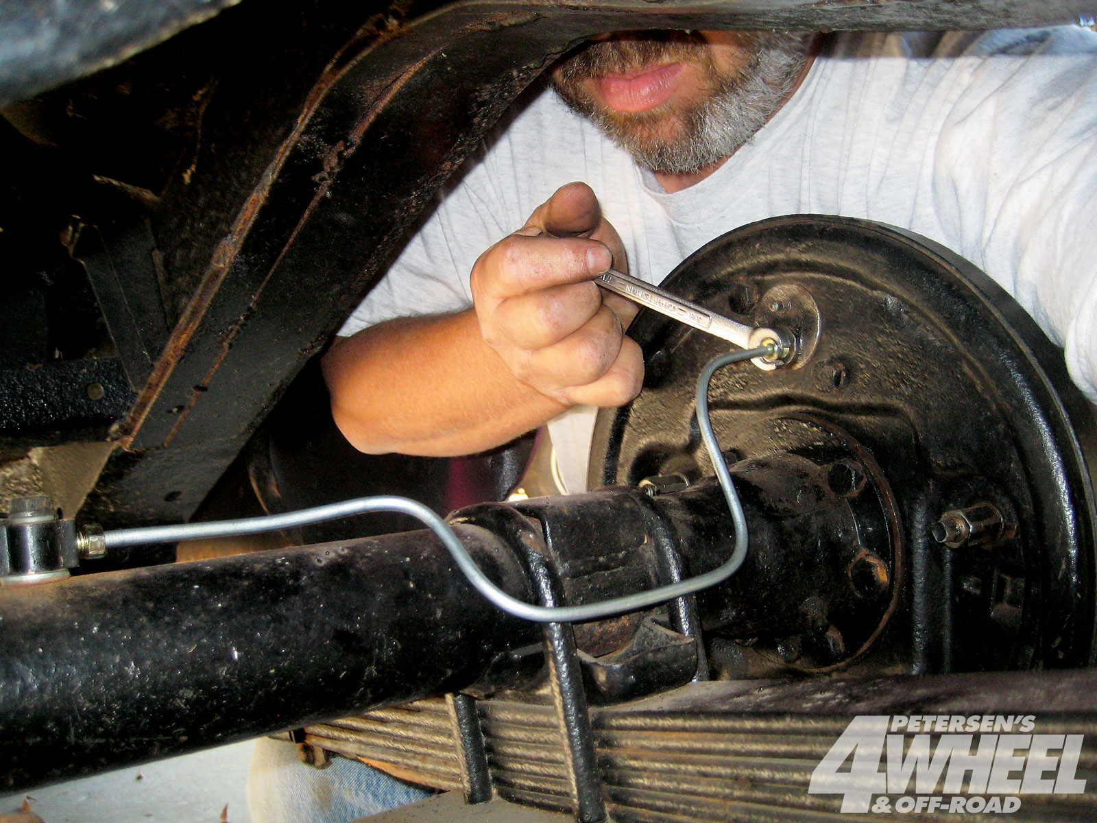 131 1005 01+custom Hard Brake Lines+fabricated Lines ... 1950 dodge wiring 