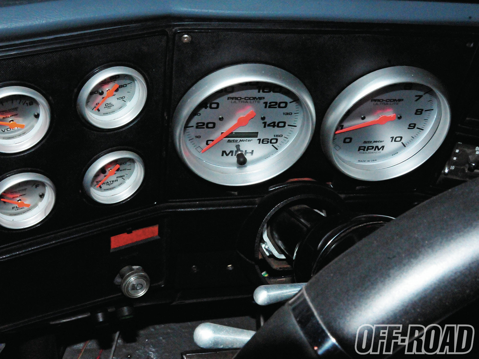 Aftermarket Gauges In A Stock Chevy Dash Off Road Magazine Aftermarket Gauges In A Stock Chevy Dash Auto Meter After Photo 34193261