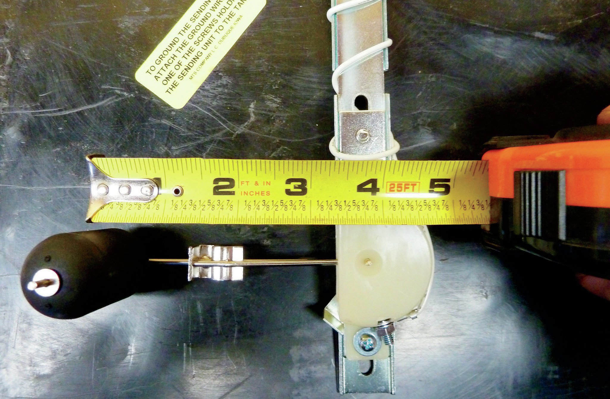 According to Sunpro’s instructions, with the tank depth of 6 inches, the float-arm length needs to be adjusted to 3 3⁄8 inches long.
