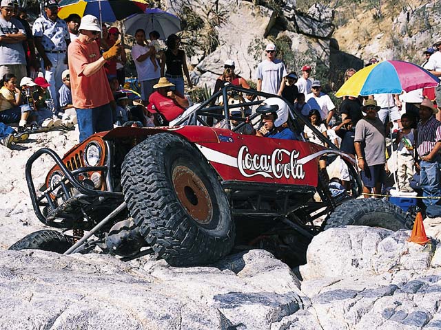 Piloting his Tecate/Coca-Cola-sponsored, Twisted Customs-built CJ-7 buggy, Jason Paule captured Second Place in the two-day event.