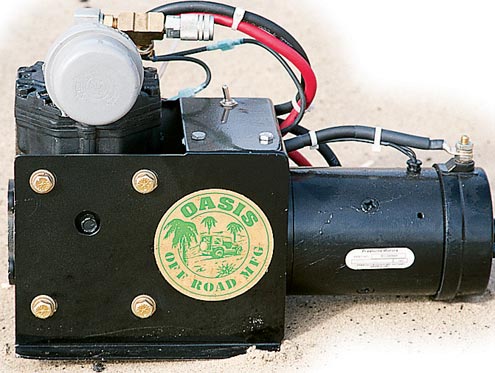 <p>Cheetah-Fast Hippo <br>The Trail Head compressor is the heaviest and the hungriest of the compressors we tested. The unit weighs 40 pounds and pulled an astonishing 200 amps. On the plus side, this thing is faster than a cheetah. It took only 1 minute, 22 seconds to pass our tire test and it filled a 2-gallon air tank in less than 15 seconds—twice as fast as its nearest competitor. At $599 it’s the most expensive of the units we tested, but for that price you’ll get top speed and the ability to run air tools continuously. Imagine a shop compressor under your hood. Our test unit was a prototype, so some specs might change with production units.