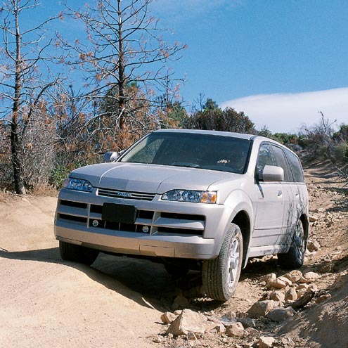 Not a lot of articulation, and not a lot of ground clearance. For those two reasons, the Axiom’s trail abilities are limited.