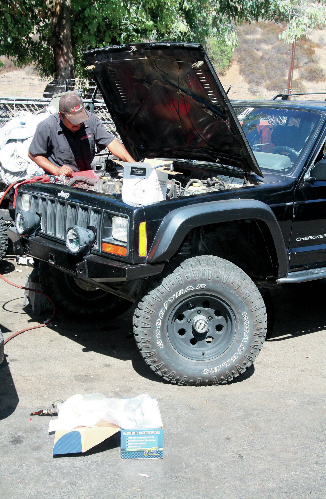 Once that was done, it was time to button the Jeep back up. A new distributor, new-to-us coil, and some performance ignition parts and it was running better than ever.